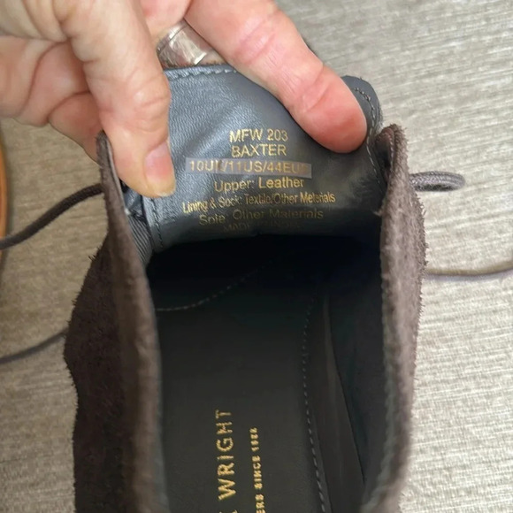 Frank Wright chocolate suede brown chuka boot sz 11 brand new - Picture 4 of 9